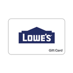 LOWE'S HOME IMPROVEMENT<sup>®</sup> $50 Gift Card