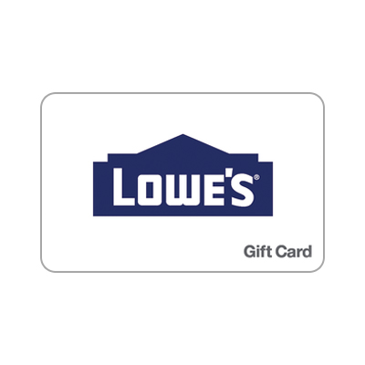 LOWE'S HOME IMPROVEMENT<sup>&reg;</sup> $50 Gift Card - Find everything you need for your home improvement projects.