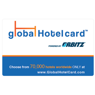 ORBITZ GLOBAL HOTEL<sup>®</sup> $50 Gift Card
